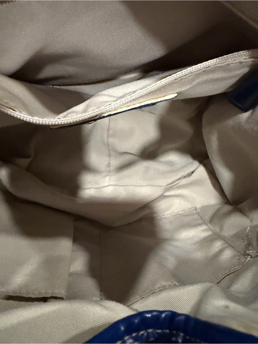 Coach Blue Signature C Canvas Backpack